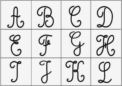 alphabet en majuscules