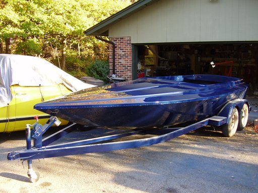 Aaron Blue Paint Boat