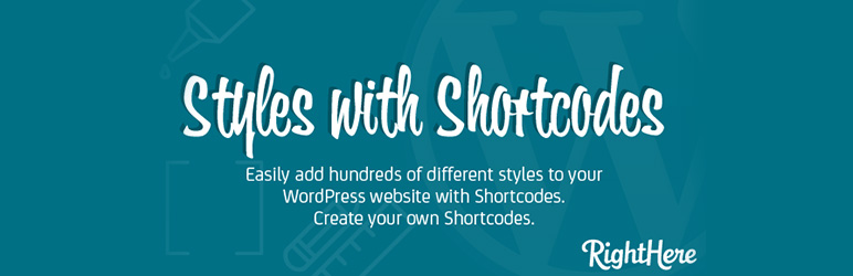 Estilos com Shortcodes WordPress Plugin