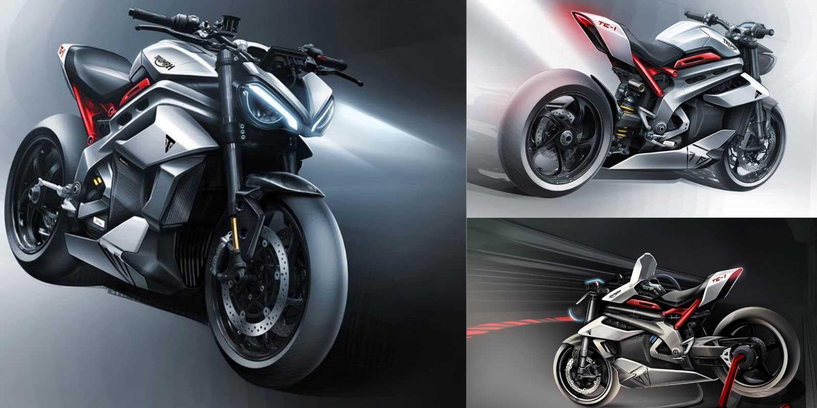 Triumph TE-1 Prototype Sketches Unveiled; Electric Motorcycle Of The Future