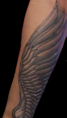 Wings Men Badass Hand Tattoo