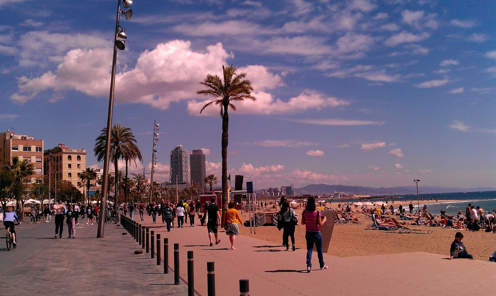 playas de Barcelona: Barceloneta playas de Barcelona: Barceloneta
