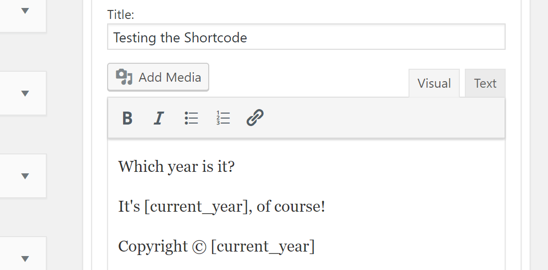ways to create a shortcode in WordPress