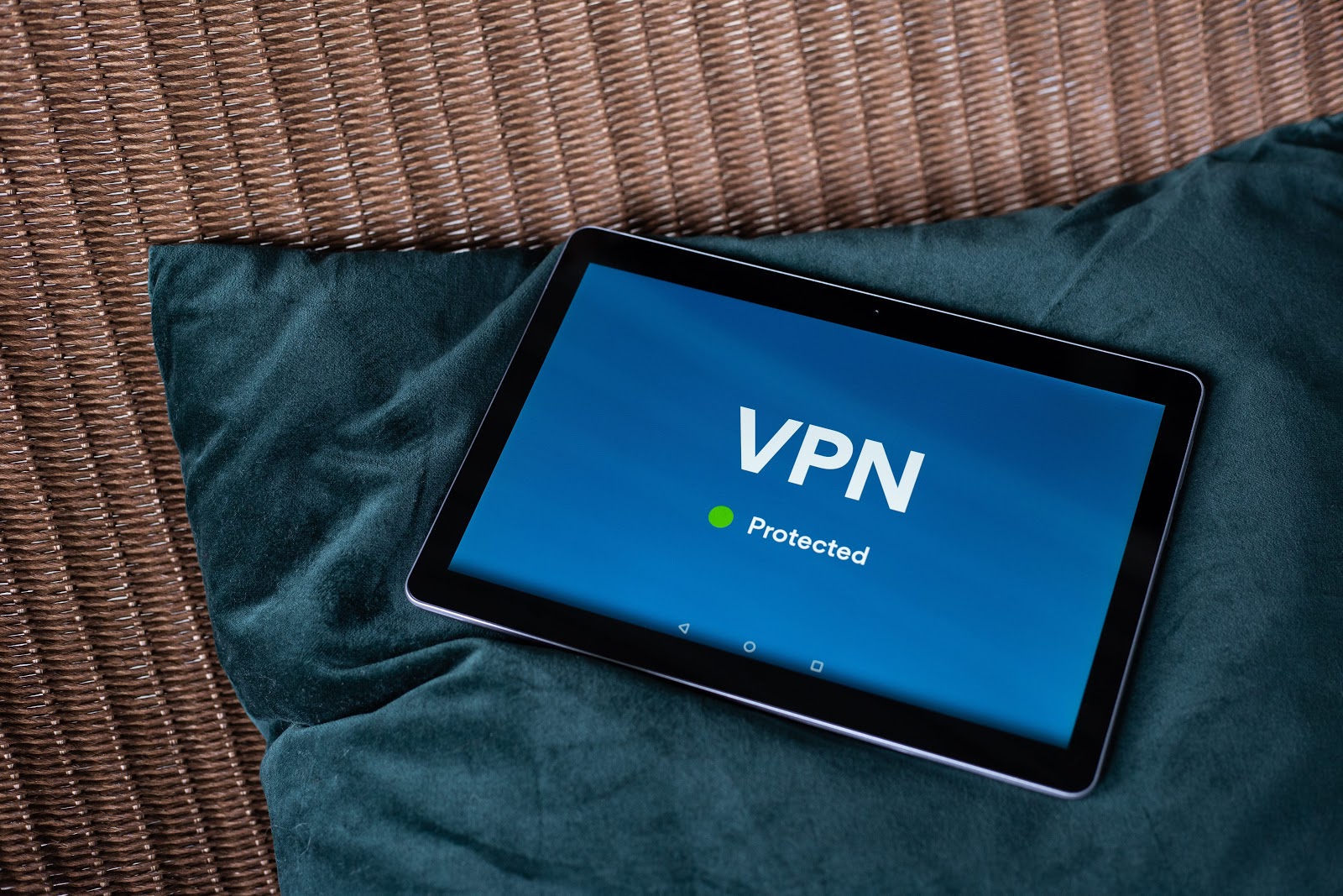 VPN enabled on a tablet