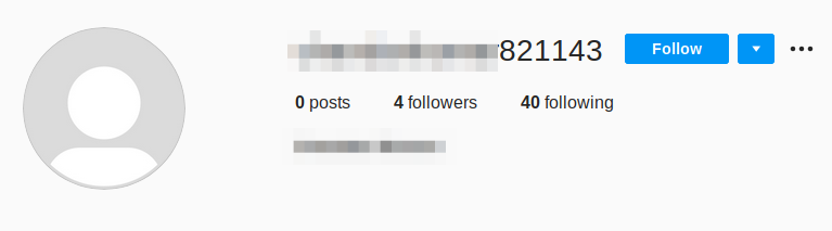 Số lượng follow của người theo dõi Instagram ảo