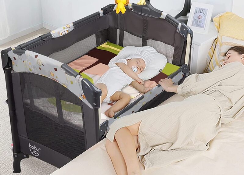 baby Joy 4-in-1 Pack and Play Bedside Sleeper