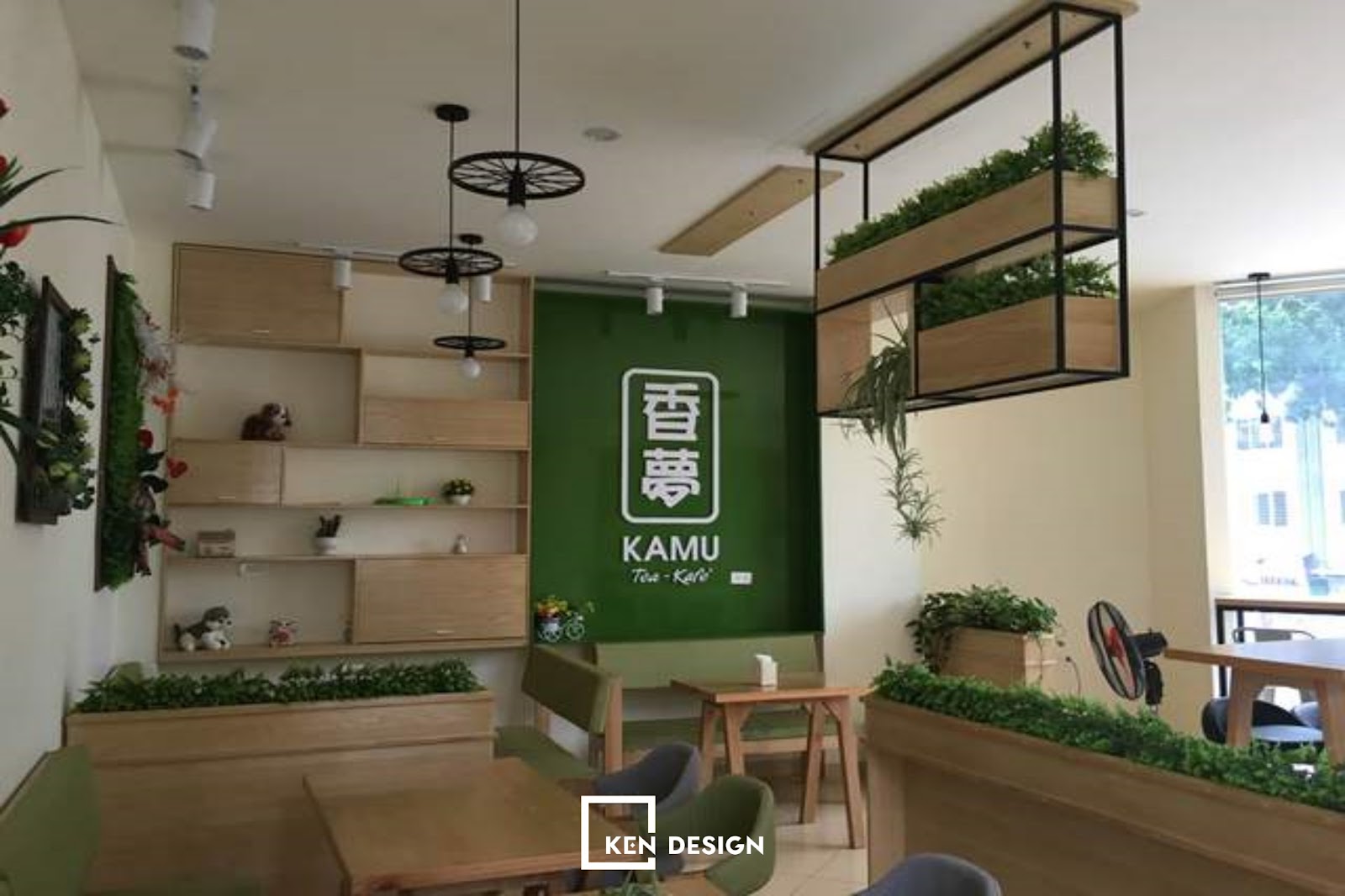 Thiết kế quán trà sữa Kamu Nhật Bản