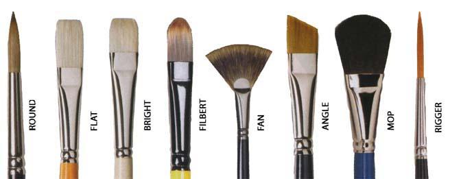 paintbrush shapes