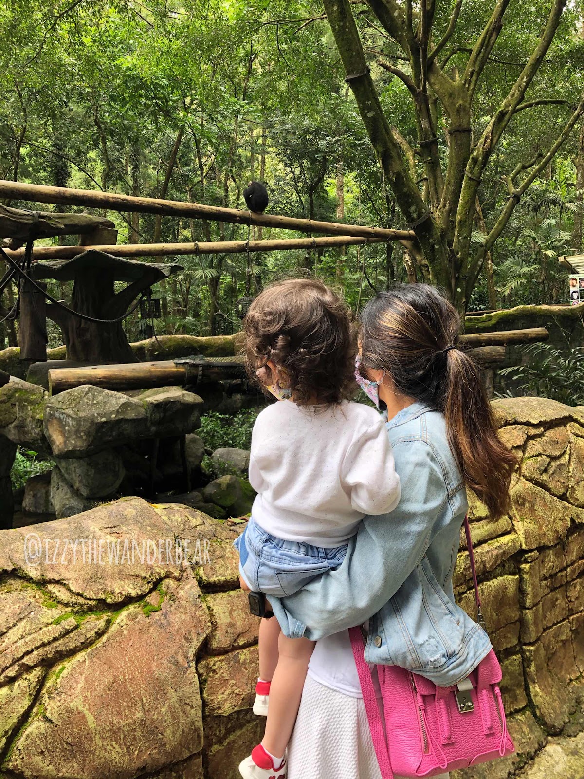 Izzy and Mommy at Taman Safari Indonesia