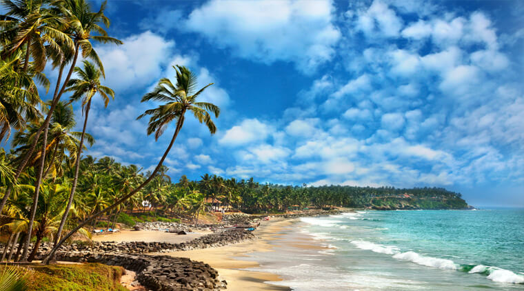 kovalam best places for honeymoon in south india