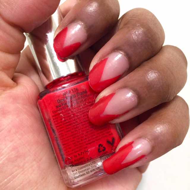 NYX: One Night Stand, Summer Nail Art in Red