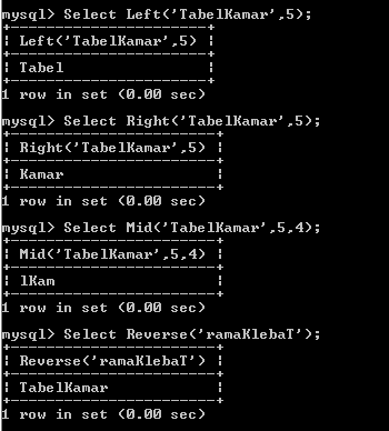 C:\Users\Aras\Documents\Tugas semester 1\Basis data\Tugas besar\8 Fungsi String, Fungsi Tanggal, Fungsi Agregasi\Fungsi String\Kamar\Left, Right, Mid, Reverse.PNG