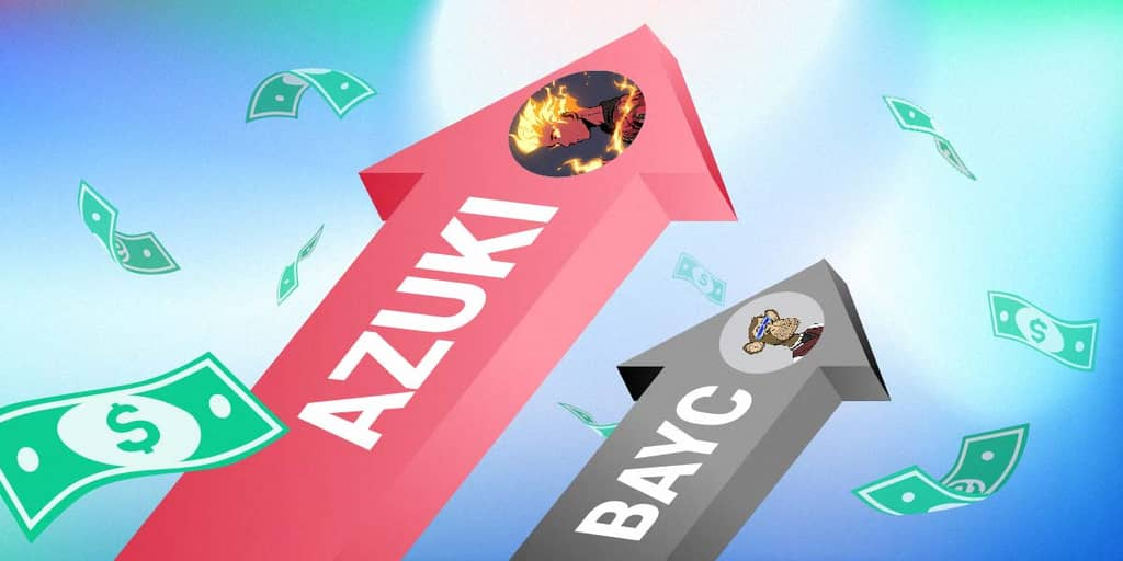 วิสัยทัศน์อันยิ่งใหญ่ของ Azuki: ปริมาณการซื้อขายของ Azuki แซง BAYC