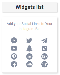 social media widgets