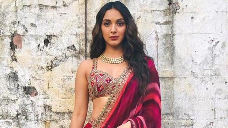 Kiara Advani in Rs 98k gharara and bralette gives a festive twist to saree  look - Lifestyle News