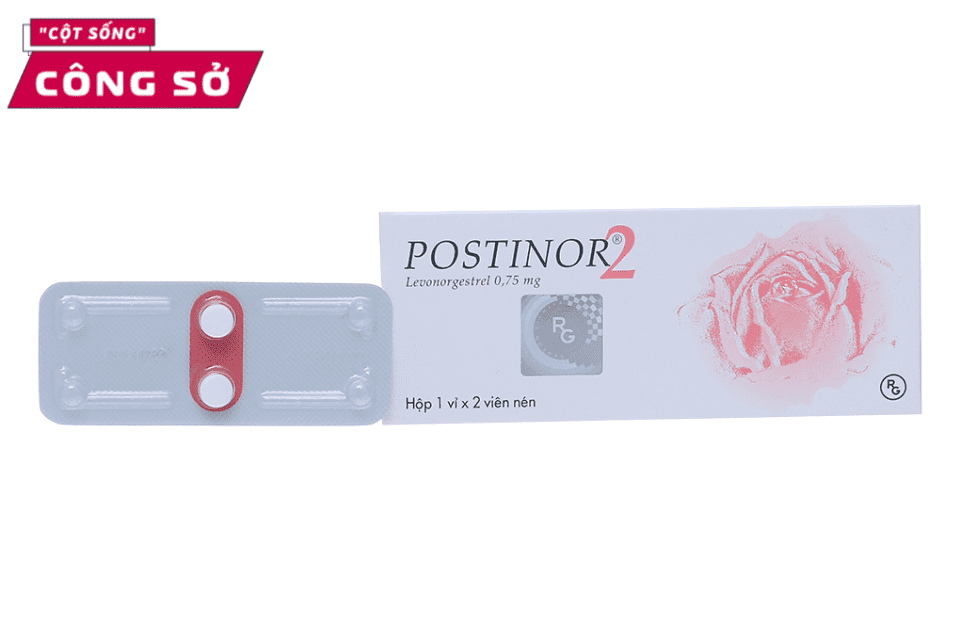 Thuốc tránh thai khẩn cấp 2 viên Postinor-2®