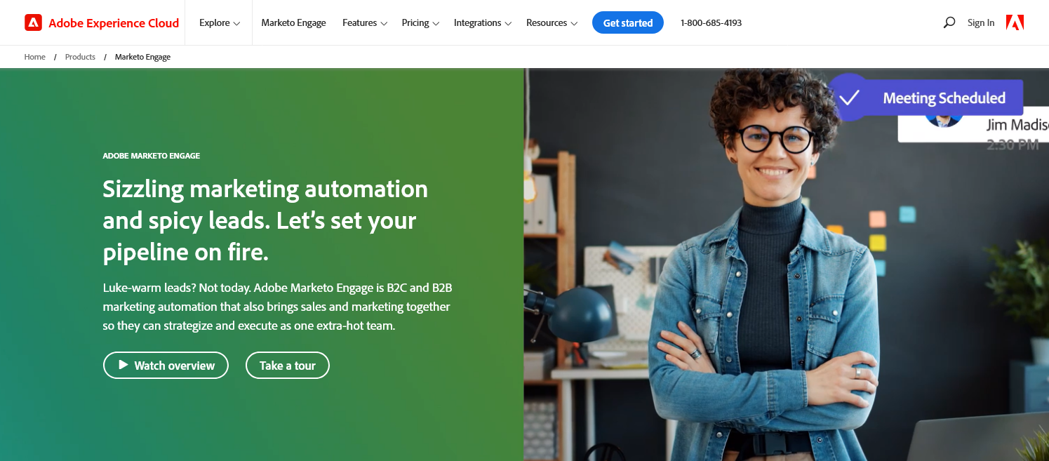 Marketing automation platform Marketo by Adobe
