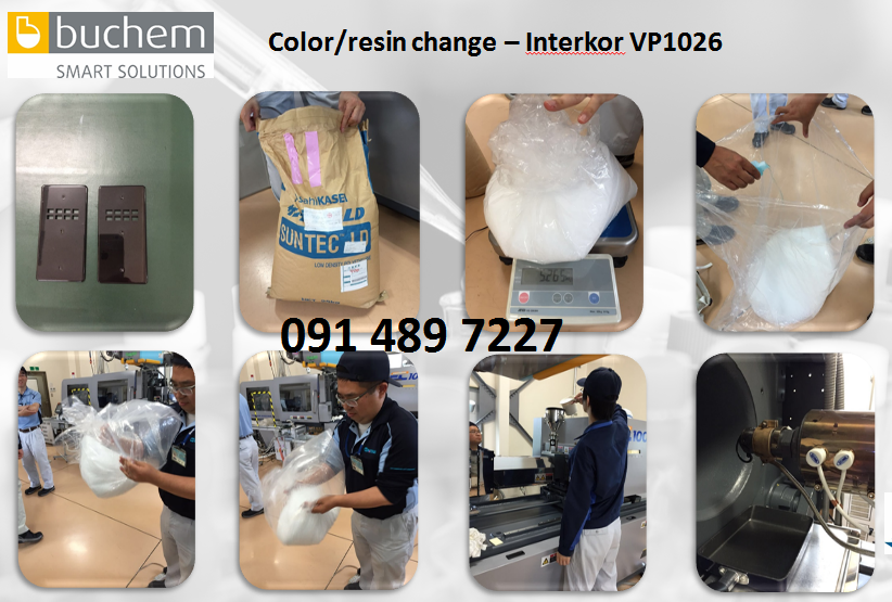 Dung dịch vệ sinh trục vít cho máy ép nhựa Interkor VP1026 – KIM THANH DONG