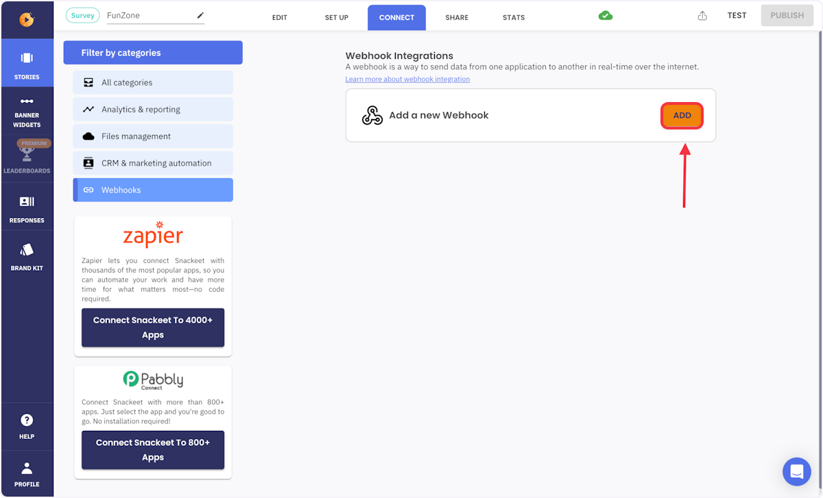 Click ADD.