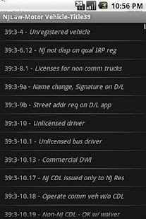 NJLAW Motor Vehicle - Title 39 apk Review