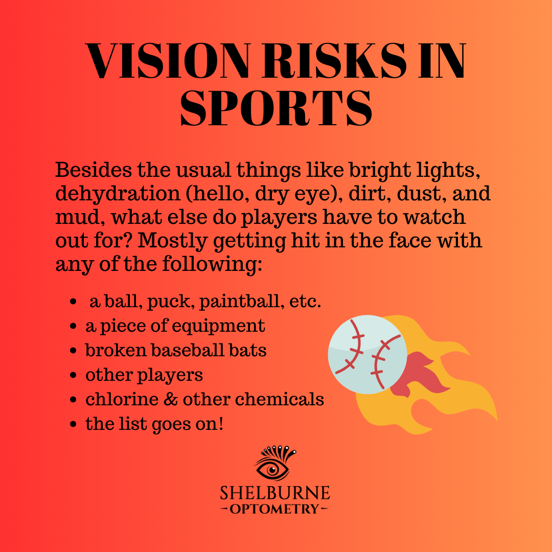 Vision risks in sports