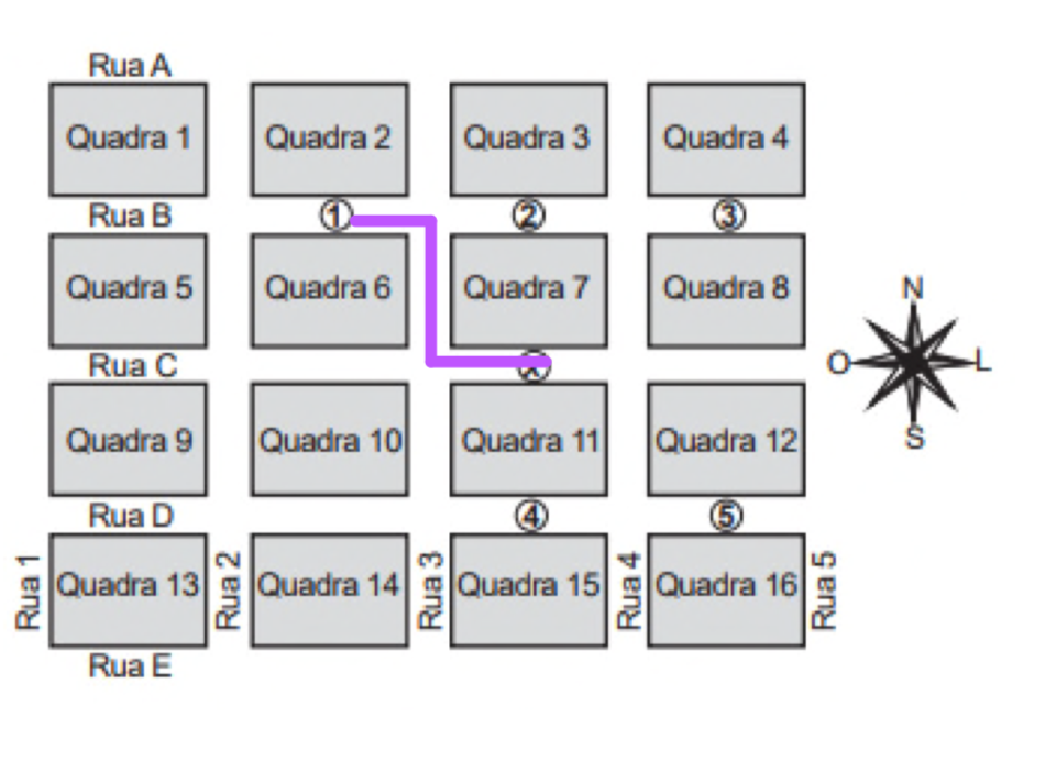 Questão 154 - ENEM 2017 - Questão 154,Geometria Plana