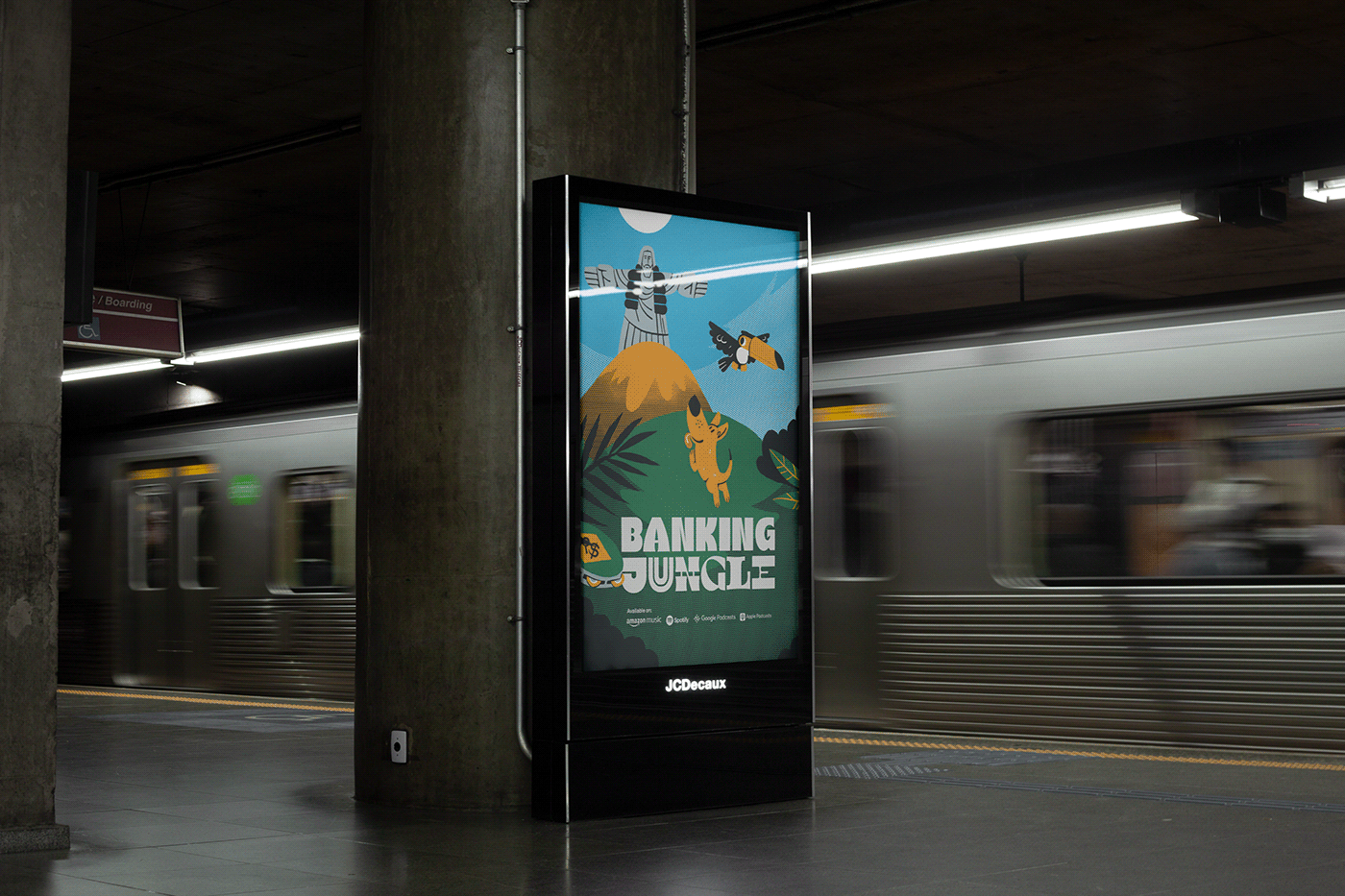 Branding and illustration created by Cha de Bold Design Studio for Banking Jungle