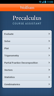 Download Precalculus Course Assistant apk