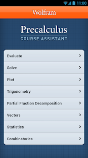 Precalculus Course Assistant apk Review