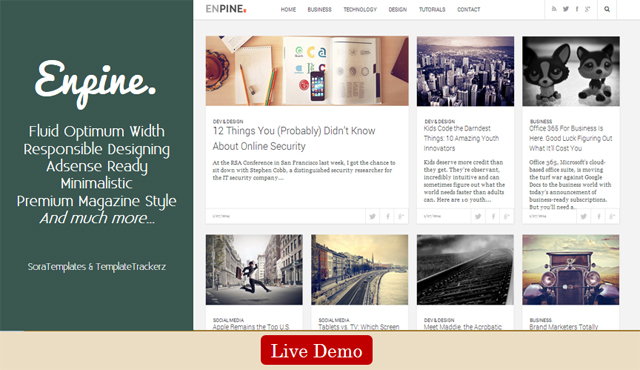 Best free blogger theme magazine 2015