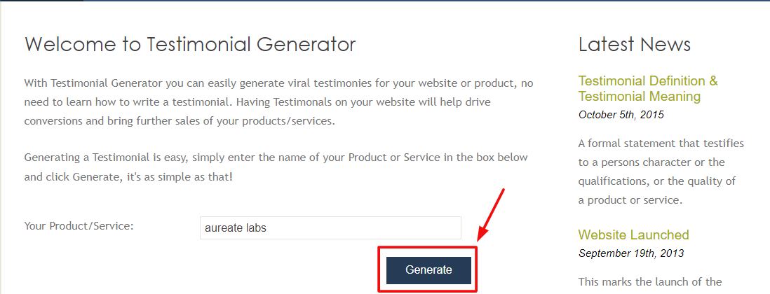 Magento developer uses fake testimonial generator tools