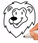 How To Draw A Lion For Kids