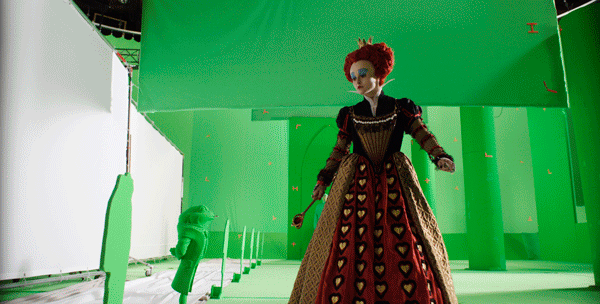 vfx in animation was heavily implemented in cgi movies like alice in wonderland