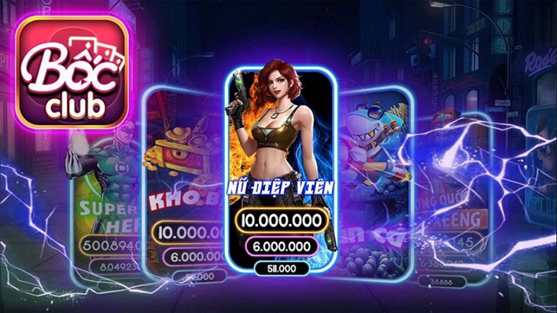 Kho game phổ thông và đặc sắc tại cổng game Bốc Club