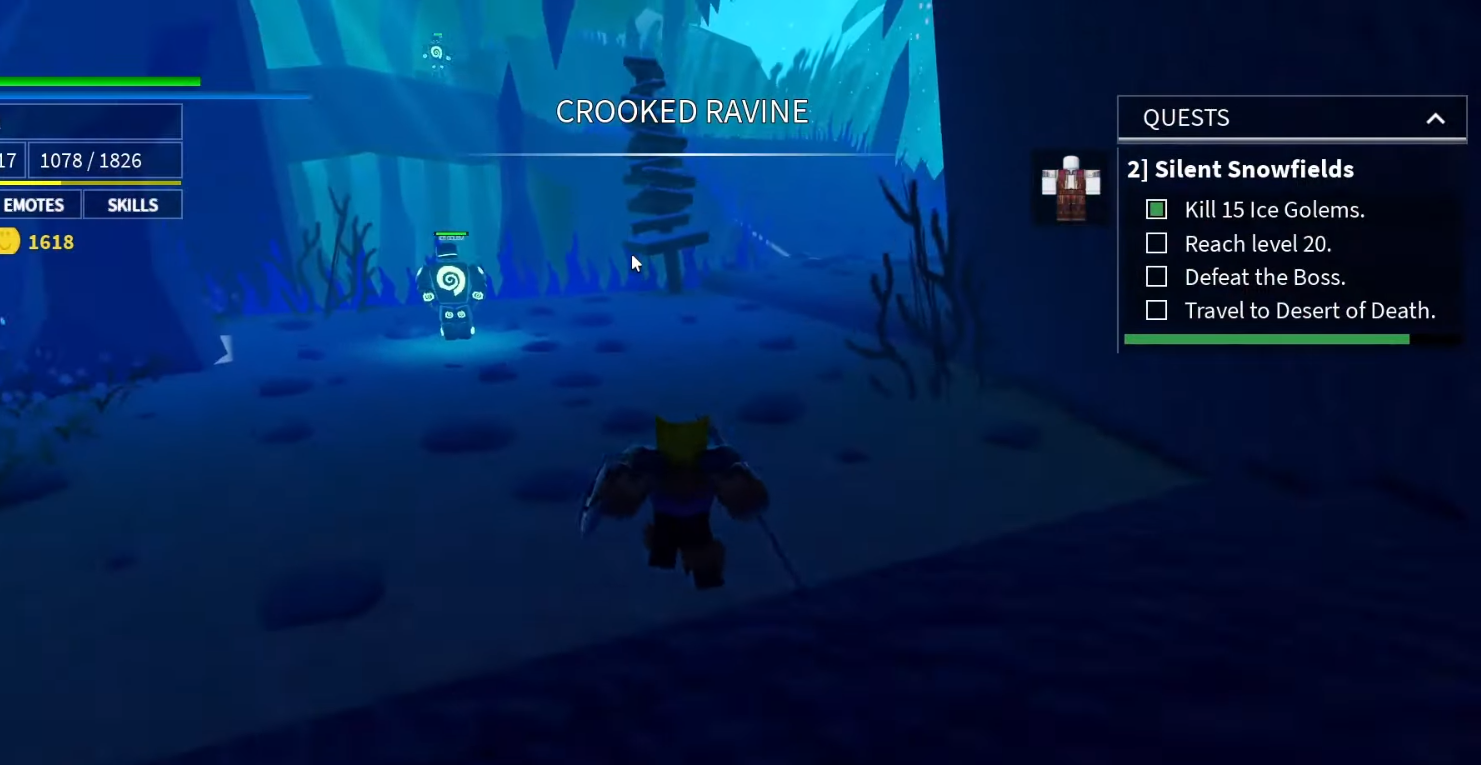 how to get to silent snowfields in blue heater roblox｜TikTok Search