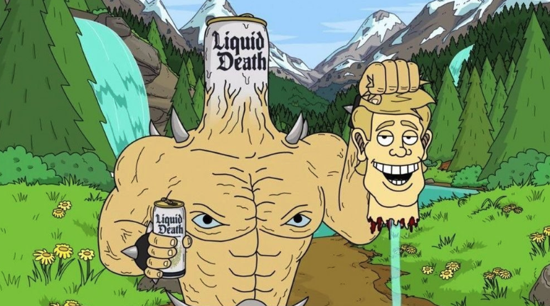 Liquid Death Ad
