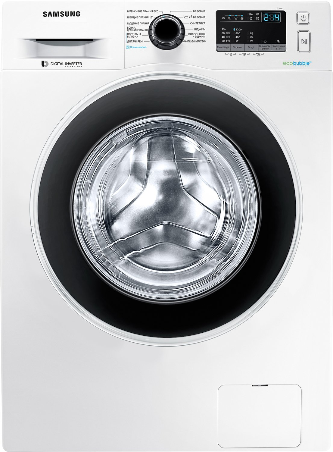 Панель управления стиральной машины Samsung WW60J42E0HW/UA