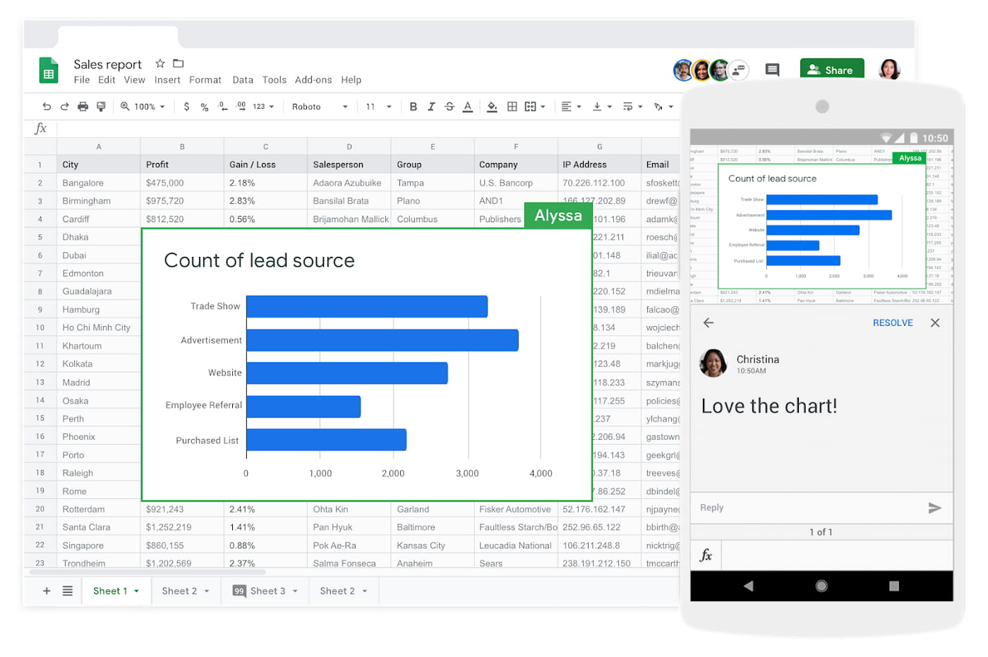 google sheets excel alternative