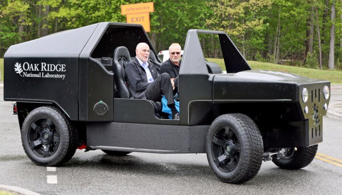 puv oak ridge national laboratory 3d printed car