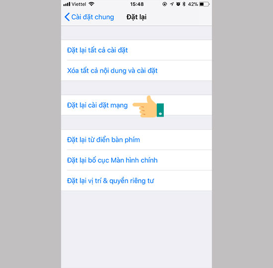 Hướng dẫn khắc phục iPhone XS lỗi 3G không truy cập được mạng
