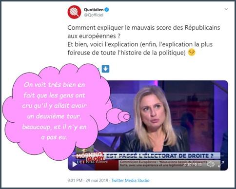 Tweet Quotidien explication Valérie Debord