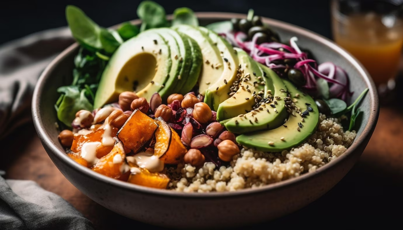 Rețetă pentru Salată de năut și avocado