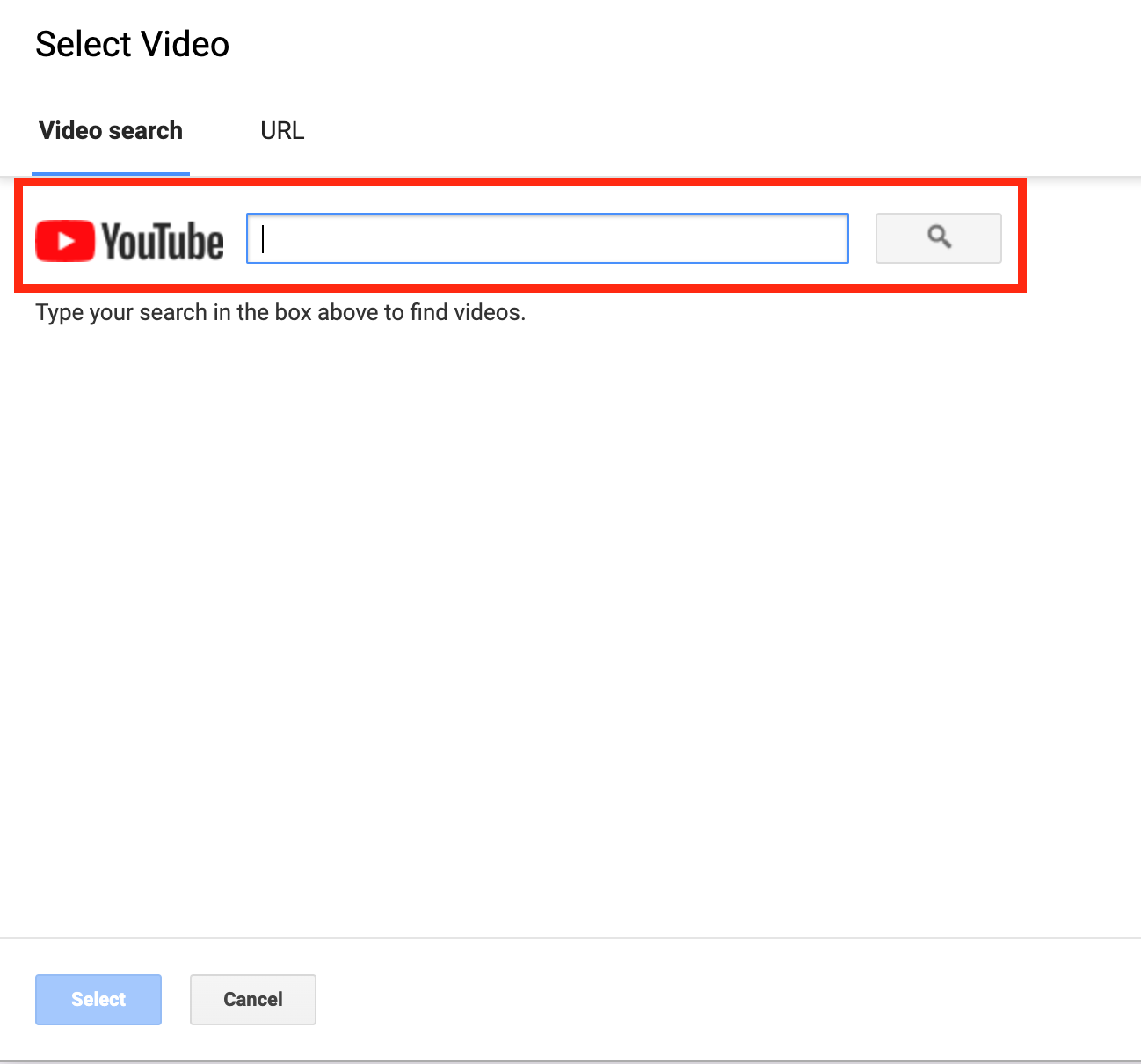 Upload video from YouTube