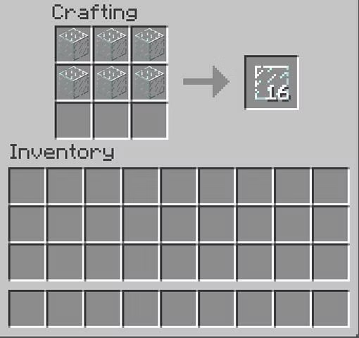 How to make Gray Stained Glass in Minecraft