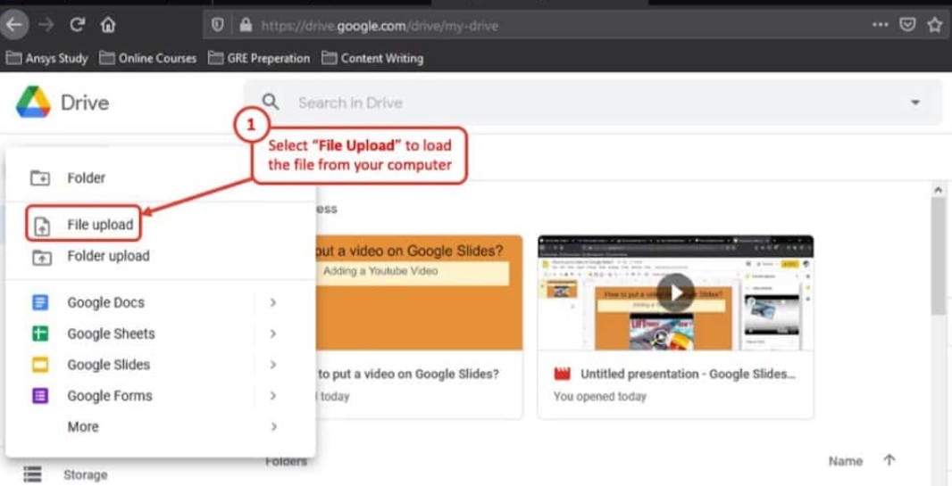 how to insert video into google slides