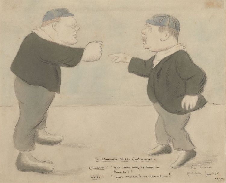 Caricature Art by Sir Max Beerbohm