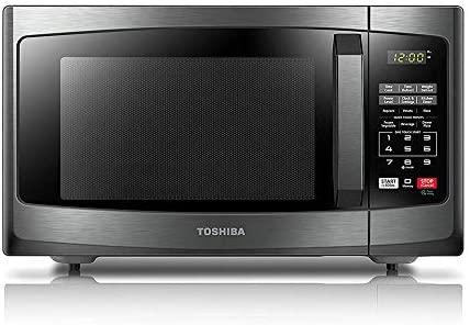 Amazon.com: TOSHIBA ML-EM34P(SS) Smart Countertop Microwave, Sensor Reheat,  Works With Alexa & Remote Control, Kitchen Essentials, Mute Function&ECO  Mode, 1100W, 1.3 Cu Ft, With 12.4" Turntable, Stainless Steel : Everything  Else