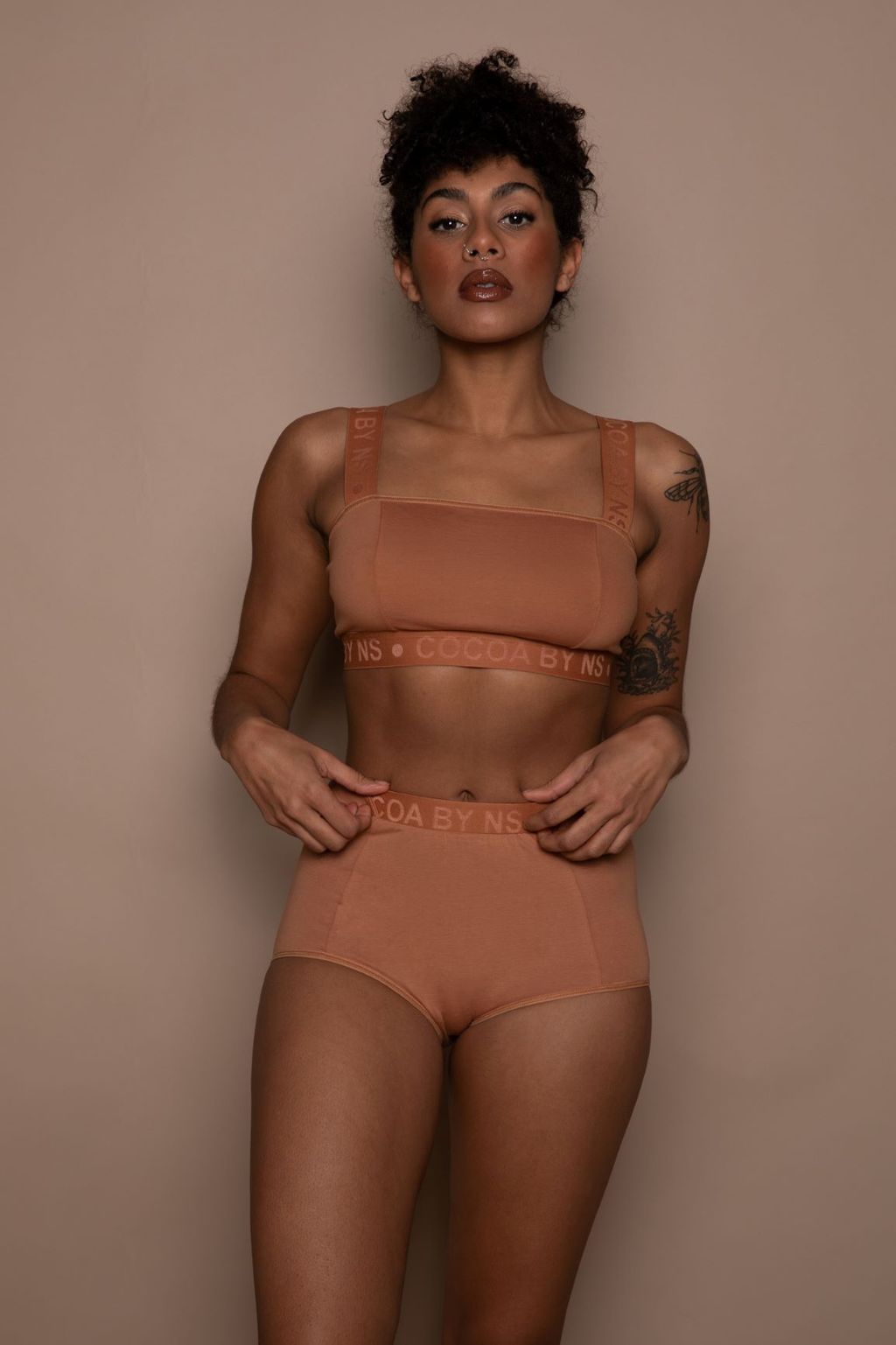 Body inclusive and body positive lingerie for women of color. 