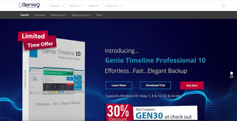 Genie9 cost-efficient data backup solution