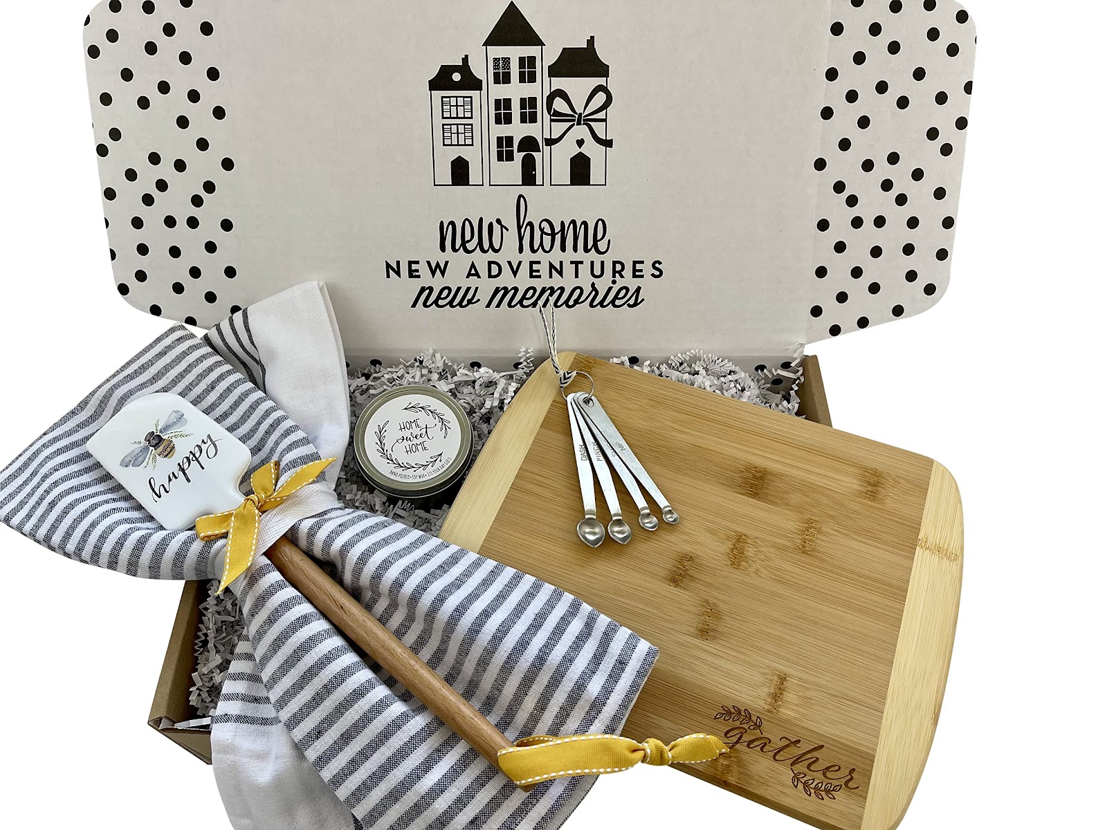 Housewarming Gift Basket. New Apartment Gift. Unique New Home Gift Box. New  Home Gift Basket. Closing Gift for Buyers. Real Estate Gifts. 